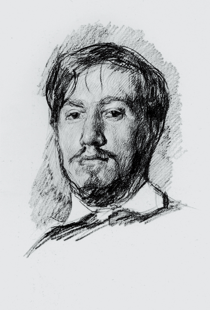  瓦伦丁·亚历山德罗维奇·谢洛夫 Valentin Alexandrovich Serov —— 自画像 (4)